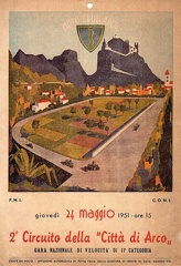 Achille Dal Lago - 1951
Bella e rara locandina del Circuito della città di Arco img28.JPG
