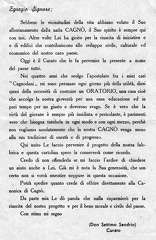 Cagnò
Lettera del curato don Settimo Sandrin per raccogliere offerte per edificare un Oratorio maschile a Cagnò. img368a.jpg